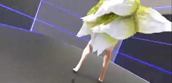  Touhou Ran Yakumo Work Bitch Sexy Dance MMD